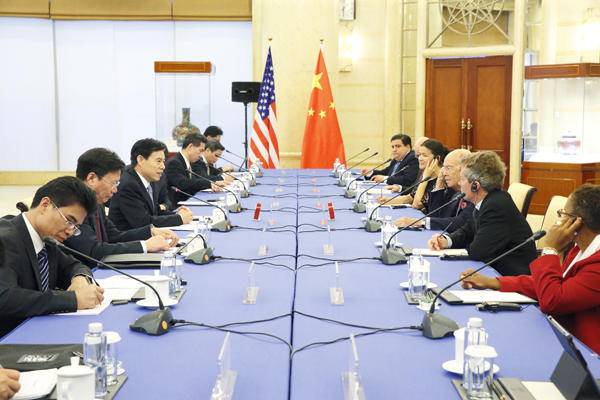 中国商务部与美国商务部谈判